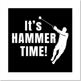 Hammer Throw Hammer Time Athlete Gift Posters and Art